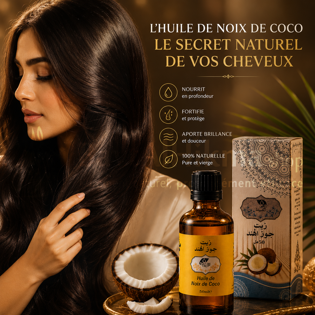 Huile de Noix de Coco - Nature Drop (50ml)