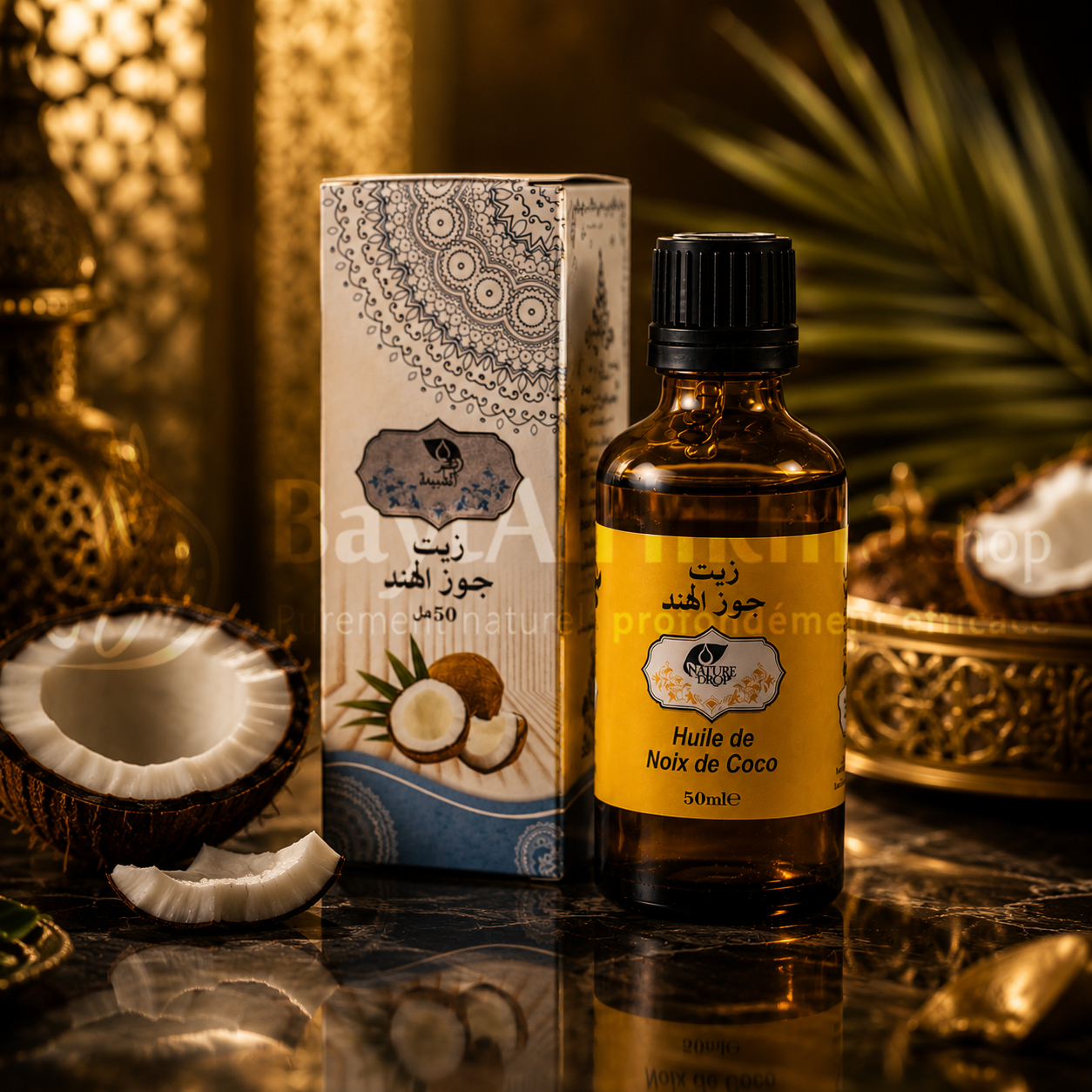 Huile de Noix de Coco - Nature Drop (50ml)