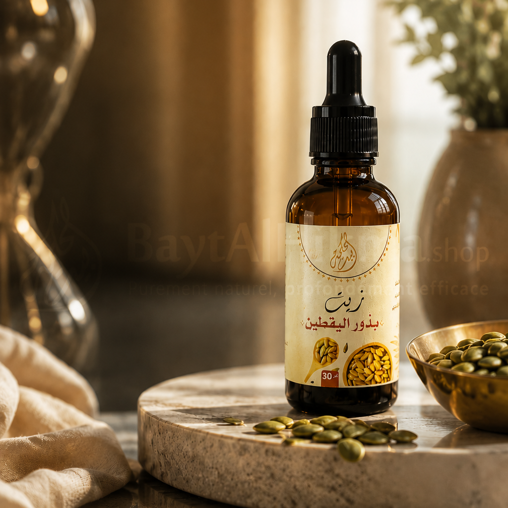 Huile de Pépins de Courge Pure & Naturelle - 30ml | Éclat et Vitalité - زيت بذور اليقطين الطبيعي والنقي - 30 مل | لنضارة البشرة وكثافة الشعر