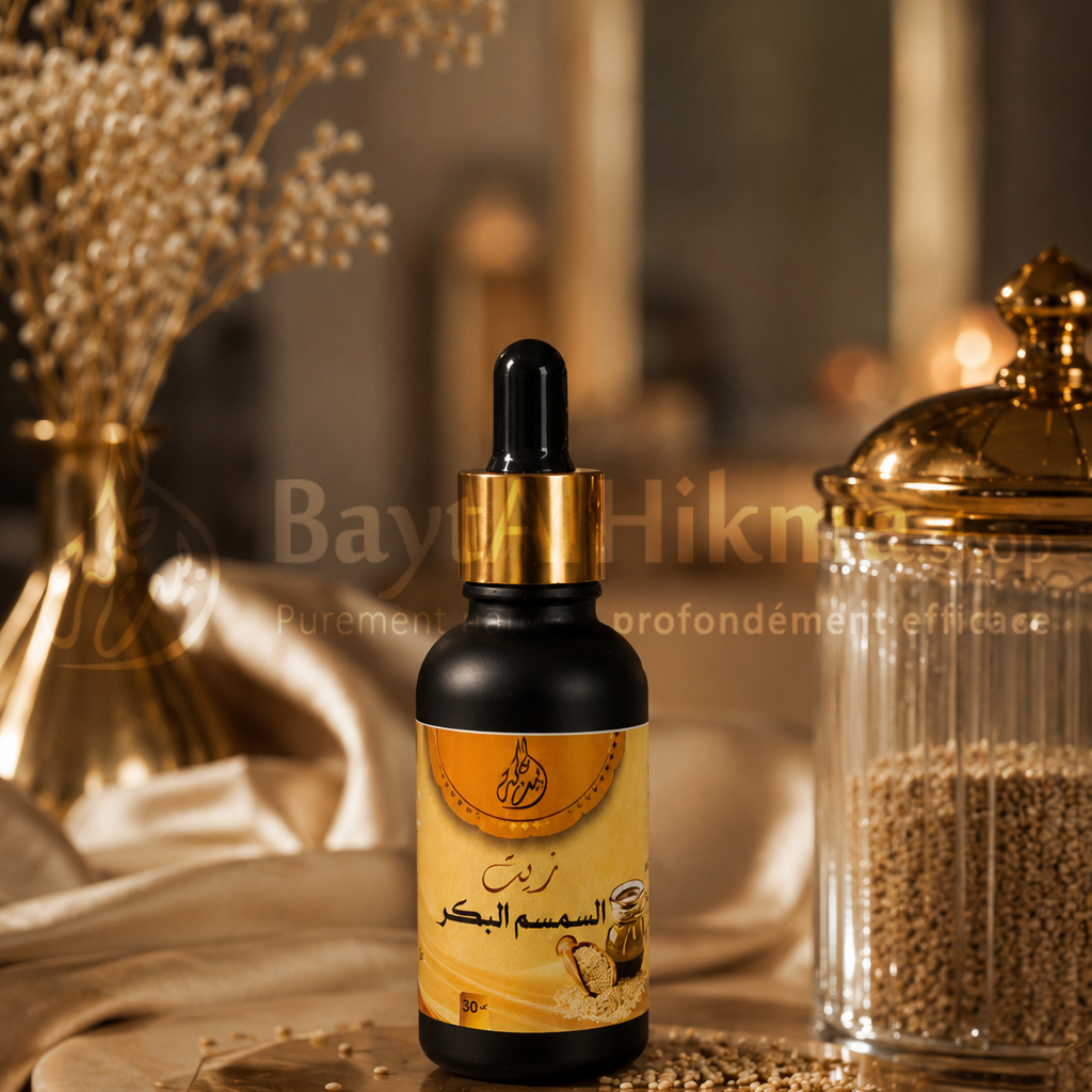 Huile de Sésame Vierge - 100% Naturelle - 30ml - زيت السمسم البكر - طبيعي 100%