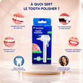 Polisseur Dentaire OptiSmile avec LED - Élimination des Taches et Plaque (14 000 vibrations) -  ملمع الأسنان أوبتي سمايل (OptiSmile) مع إضاءة LED - لإزالة التصبغات والجير (14000 اهتزازة)