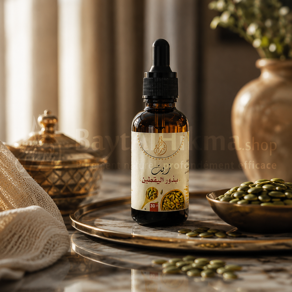 Huile de Pépins de Courge Pure & Naturelle - 30ml | Éclat et Vitalité - زيت بذور اليقطين الطبيعي والنقي - 30 مل | لنضارة البشرة وكثافة الشعر