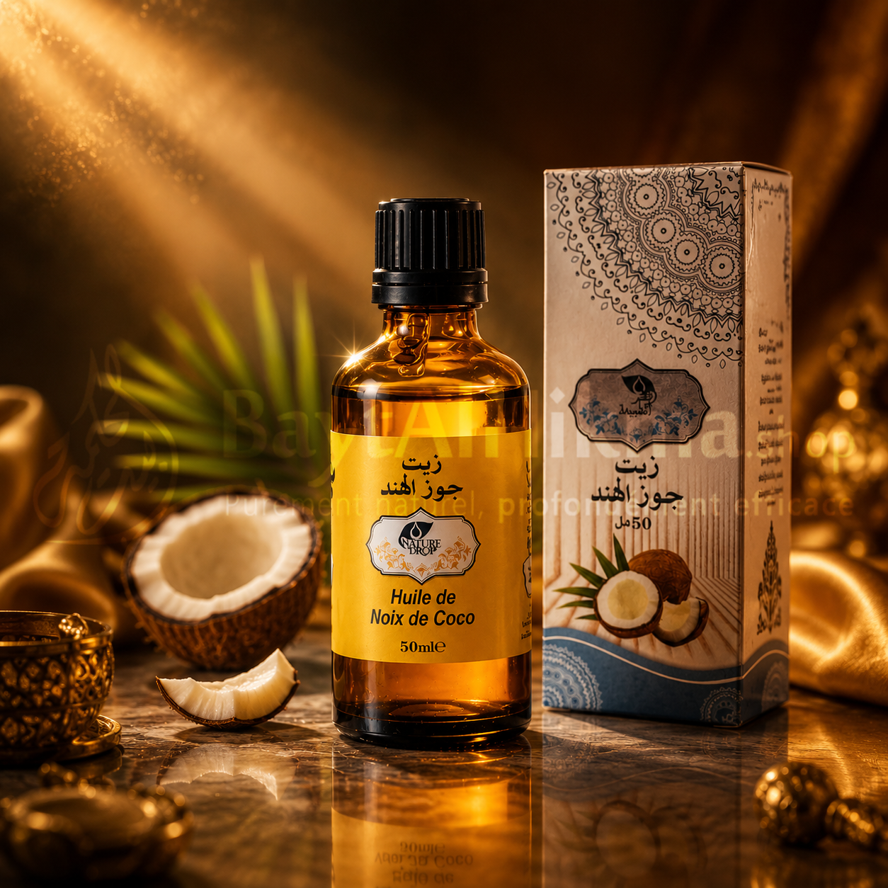 Huile de Noix de Coco - Nature Drop (50ml)