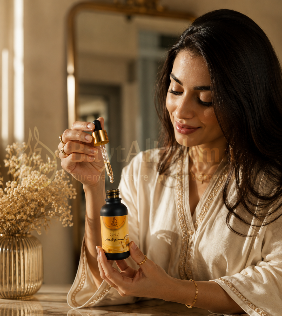 Huile de Sésame Vierge - 100% Naturelle - 30ml - زيت السمسم البكر - طبيعي 100%