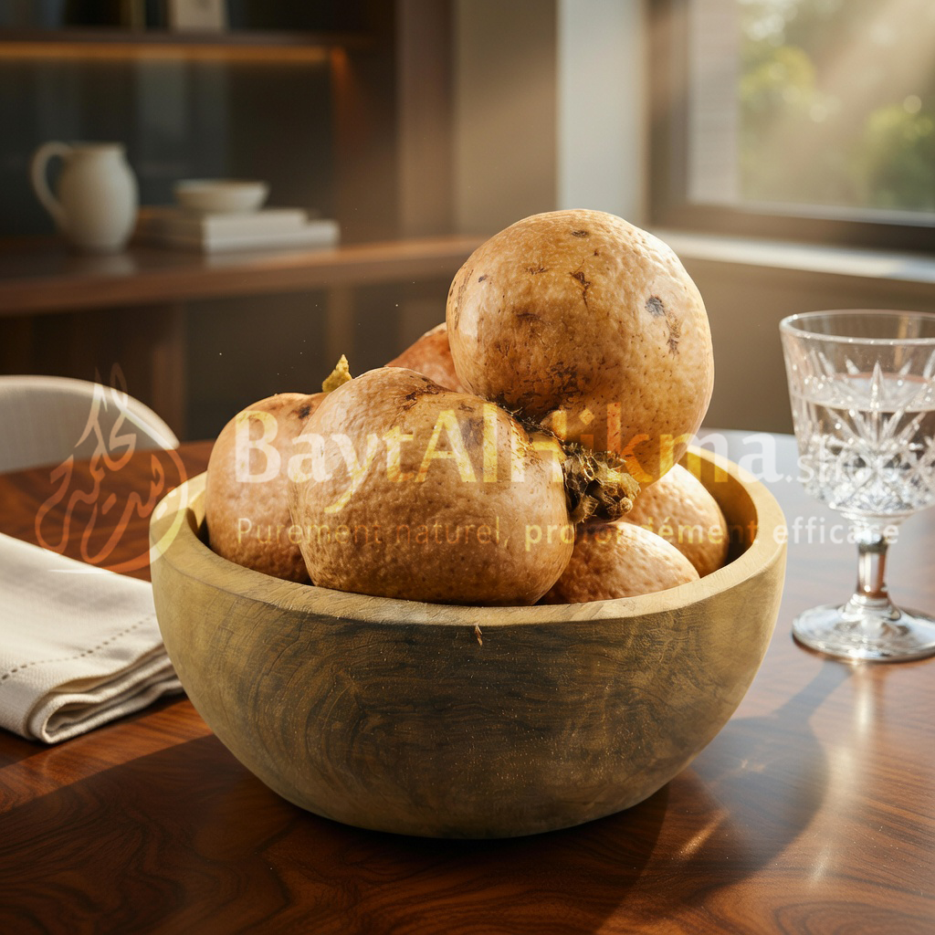Pomme d'Adam de Médine Premium – Fruit Traditionnel | Fertilité & Articulations - ثمرة تفاحة آدم المدينية الممتازة – طبيعية 100% | للخصوبة، الحيوية وصحة المفاصل
