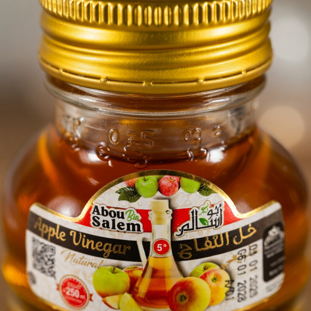 Vinaigre de Pomme Naturel - Abou Salem Bio (250ml) - خل التفاح الطبيعي - أبو سالم بيو