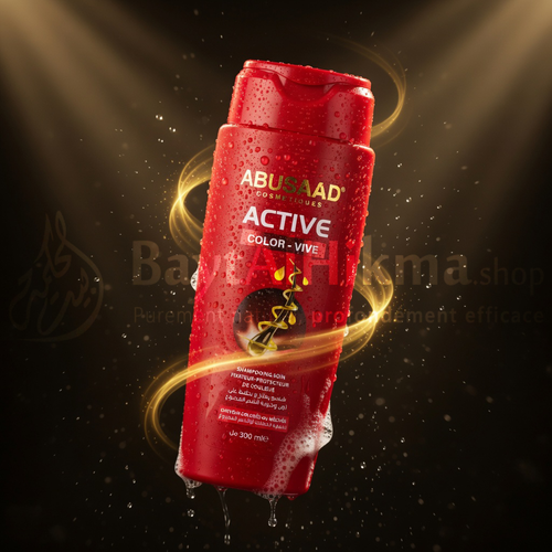 Abusaad Active Color-Vive - Shampooing Soin Fixateur & Protecteur de Couleur - 300ml - شامبو أبوسعد أكتيف كولور فيف - معالج ومثبت ومحمي للون الشعر
