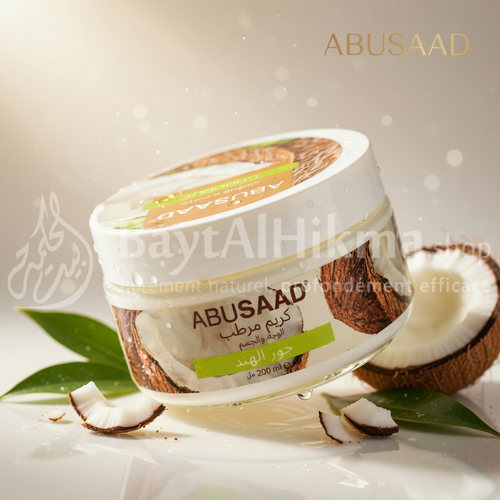 ABUSAAD – Crème Hydratante Visage & Corps à la Noix de Coco – 200ml كريم مرطب أبو سعد للوجه والجسم بجوز الهند