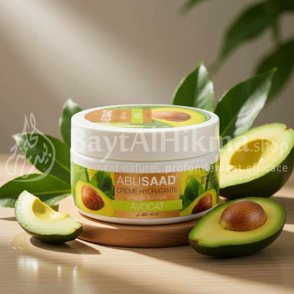 Crème Hydratante Visage & Corps à l’Avocat – 200 ml - كريم مرطب للوجه والجسم بالأفوكادو