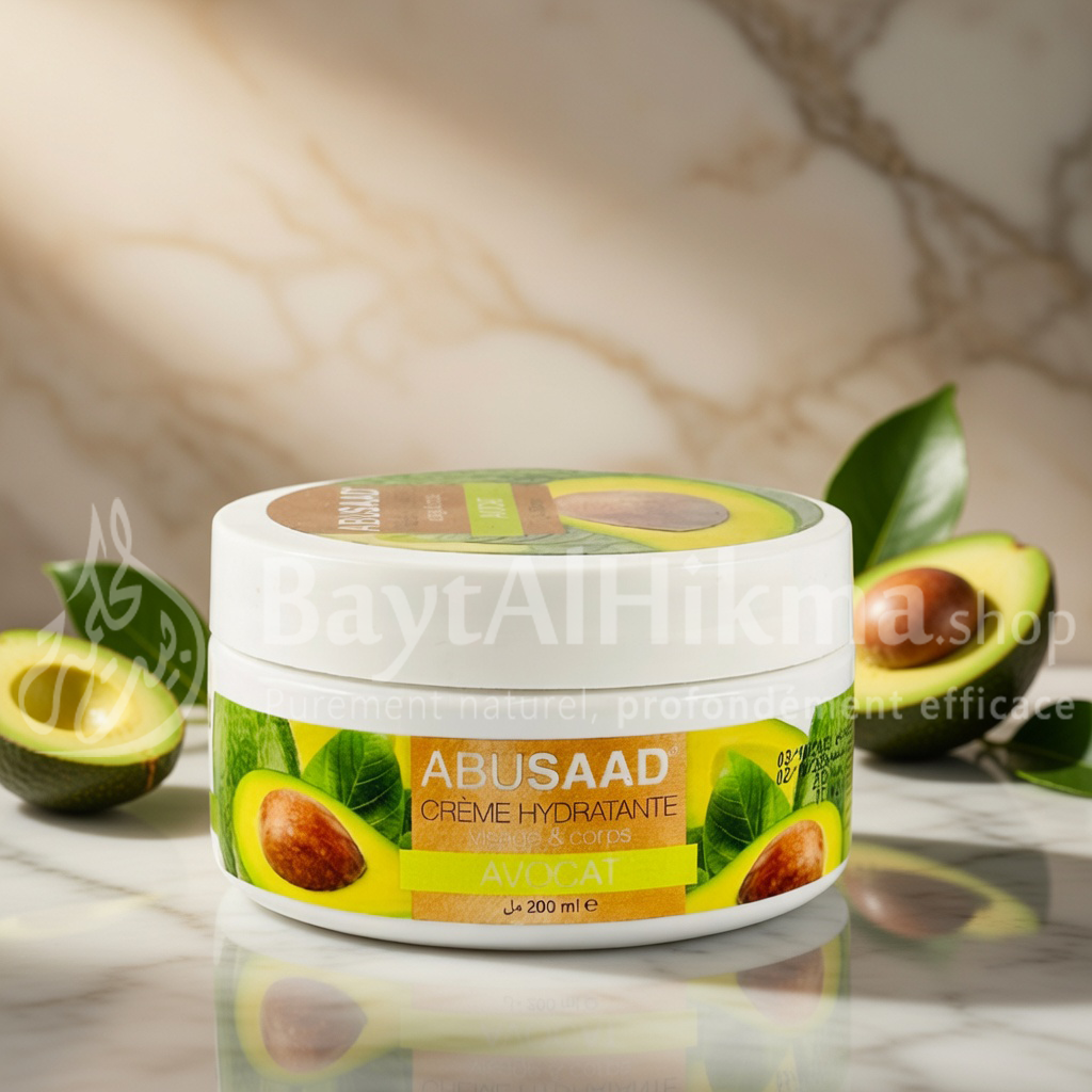 Crème Hydratante Visage & Corps à l’Avocat – 200 ml - كريم مرطب للوجه والجسم بالأفوكادو