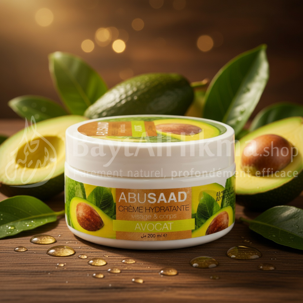 Crème Hydratante Visage & Corps à l’Avocat – 200 ml - كريم مرطب للوجه والجسم بالأفوكادو