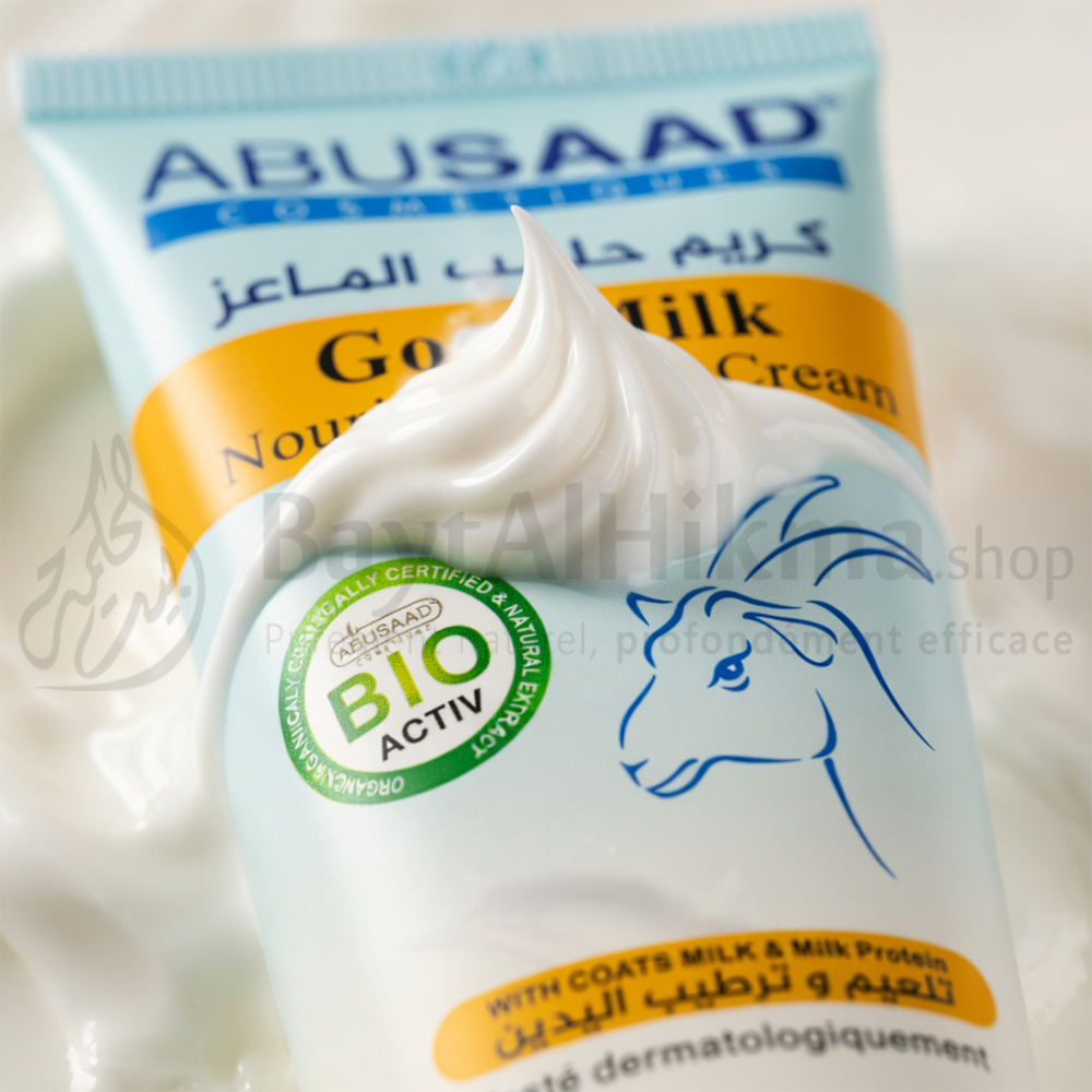 Crème Mains Nourrissante au Lait de Chèvre - ABUSAAD - 100ml - كريم أبوسعد لليدين بحليب الماعز المغذي