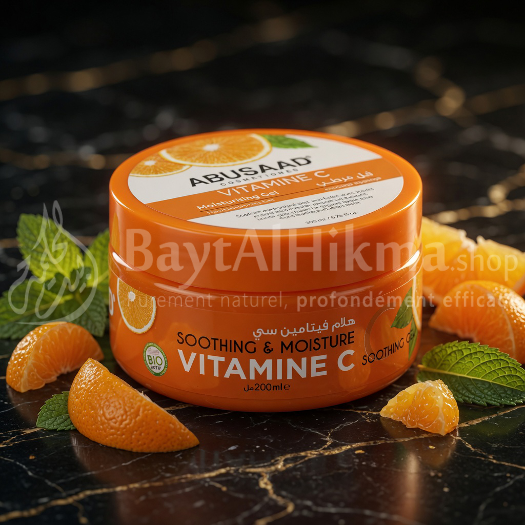 Gel Hydratant et Apaisant à la Vitamine C - 200ml - ABUSAAD COSMÉTIQUES - هلام فيتامين سي المرطب والمهدئ
