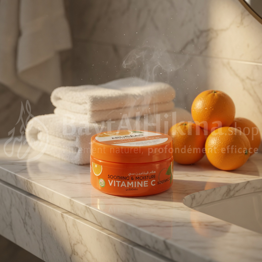 Gel Hydratant et Apaisant à la Vitamine C - 200ml - ABUSAAD COSMÉTIQUES - هلام فيتامين سي المرطب والمهدئ