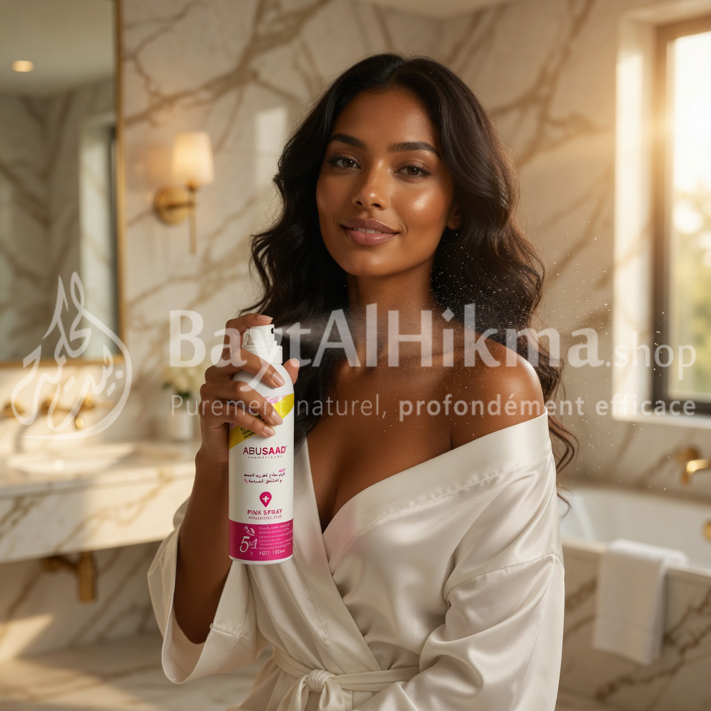 Spray Corps Pink à l’Acide Hyaluronique – Hydratation & Éclat 5 en 1 – 180ml - بخاخ الجسم الوردي بحمض الهيالورونيك – ترطيب وإشراقة 5 في 1