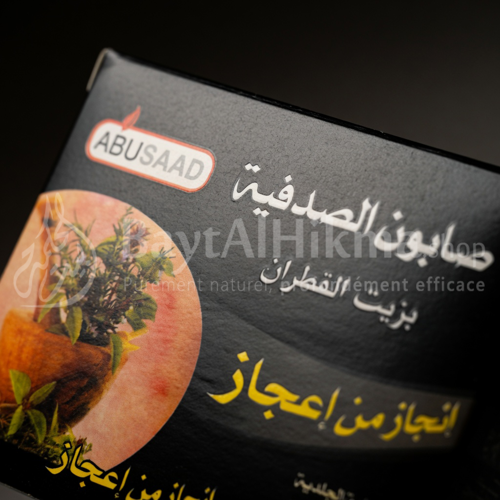 Savon Thérapeutique Abusaad à l'Huile de Cade – Traitement Psoriasis, Eczéma et Pellicules - صابون أبو سعد بزيت القطران – العلاج المثالي للصدفية، الأكزيما وقشرة الرأس