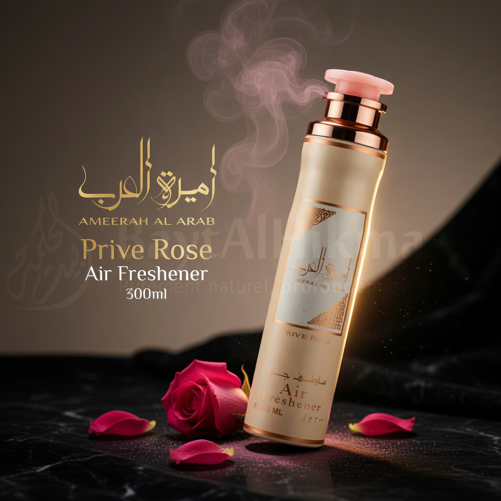 Ameerat Al Arab Prive Rose – Désodorisant d’Intérieur de Luxe (300ml) - معطر الجو أميرة العرب بريف روز - فخامة وأناقة
