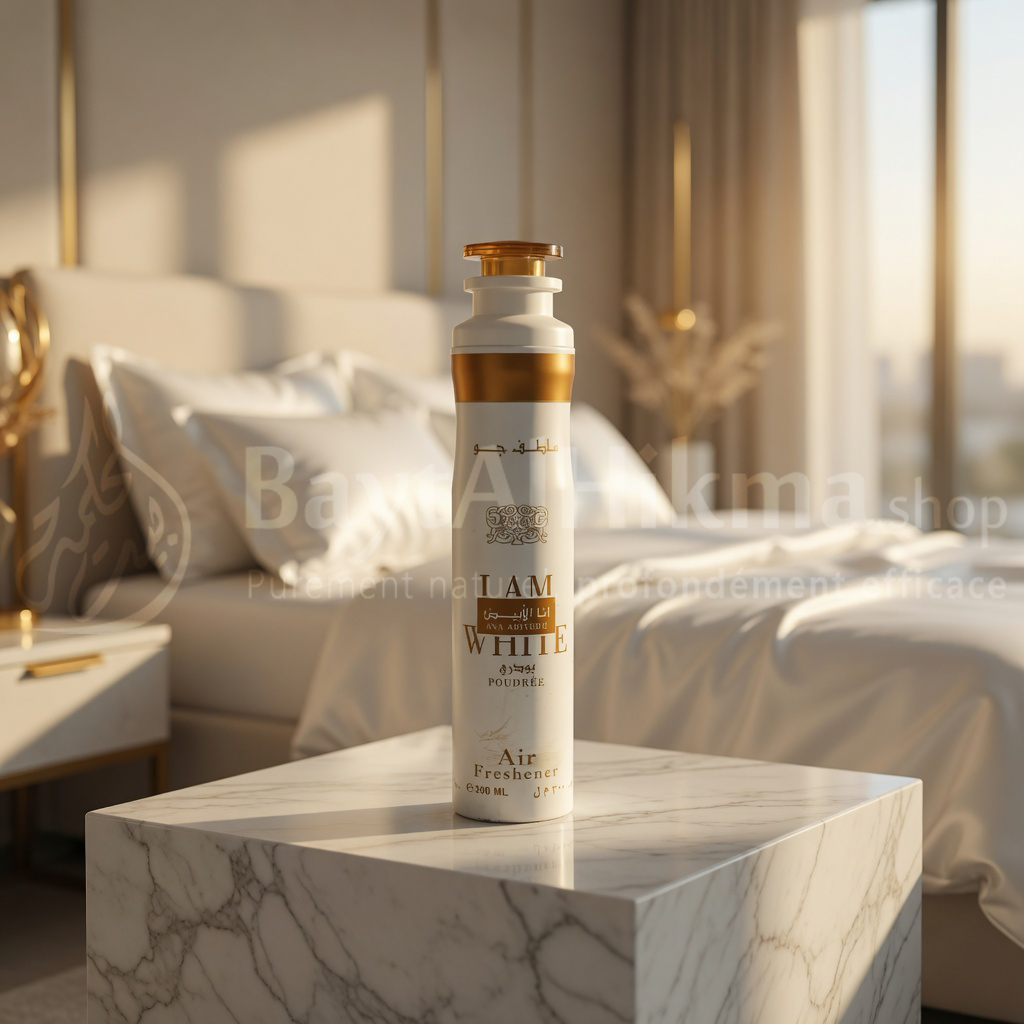 Ana Abiyedh Poudrée (I AM WHITE) - Désodorisant d'Intérieur Premium - 300ml - معطر جو أنا الأبيض بودري (I AM WHITE) - فخامة وأناقة