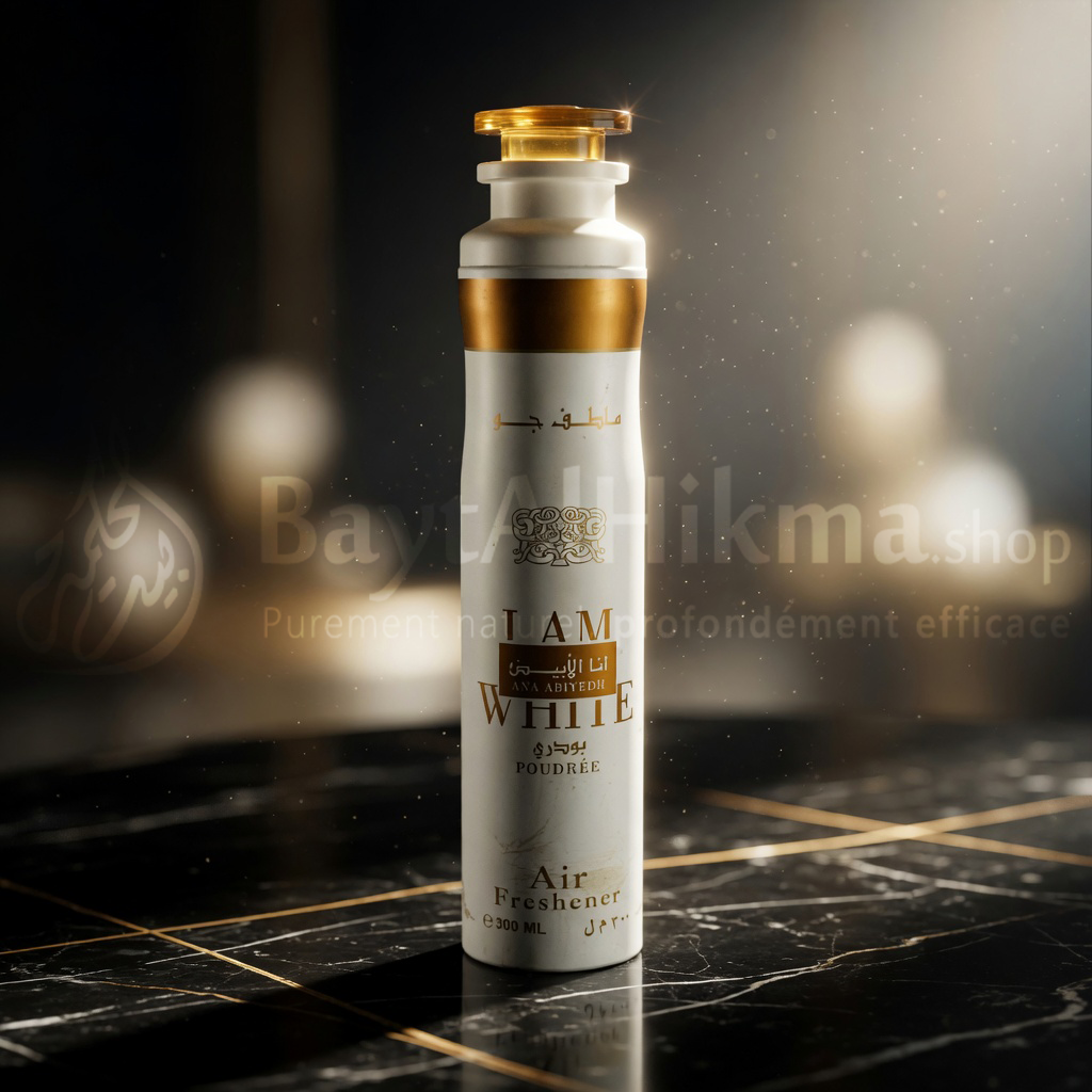 Ana Abiyedh Poudrée (I AM WHITE) - Désodorisant d'Intérieur Premium - 300ml - معطر جو أنا الأبيض بودري (I AM WHITE) - فخامة وأناقة