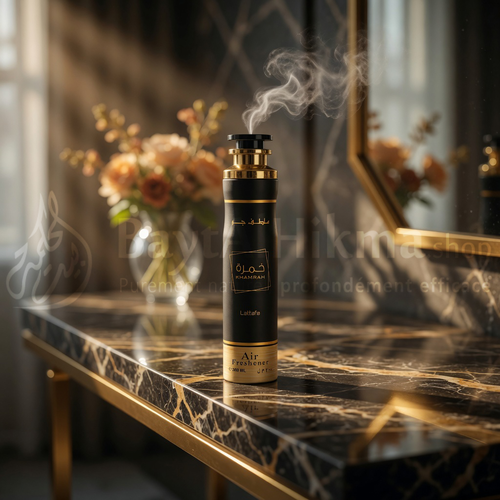 Désodorisant Khamrah Lattafa – Luxe Oriental pour la Maison (300ml) - معطر جو خمرة من لطافة - فخامة شرقية للمنزل