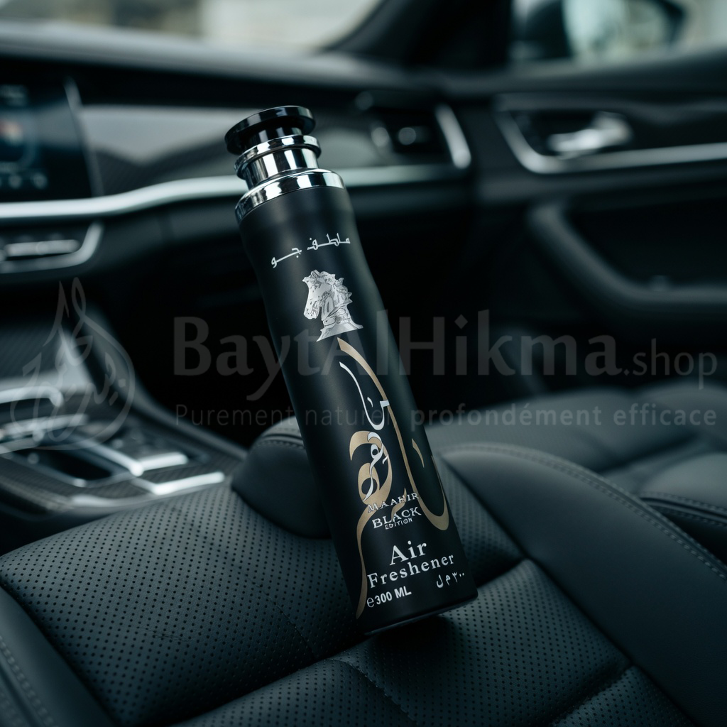 Désodorisant d’Intérieur Maahir Black Edition - Lattafa (300ml) - معطر جو ماهر بلاك إيديشن - من لطافة