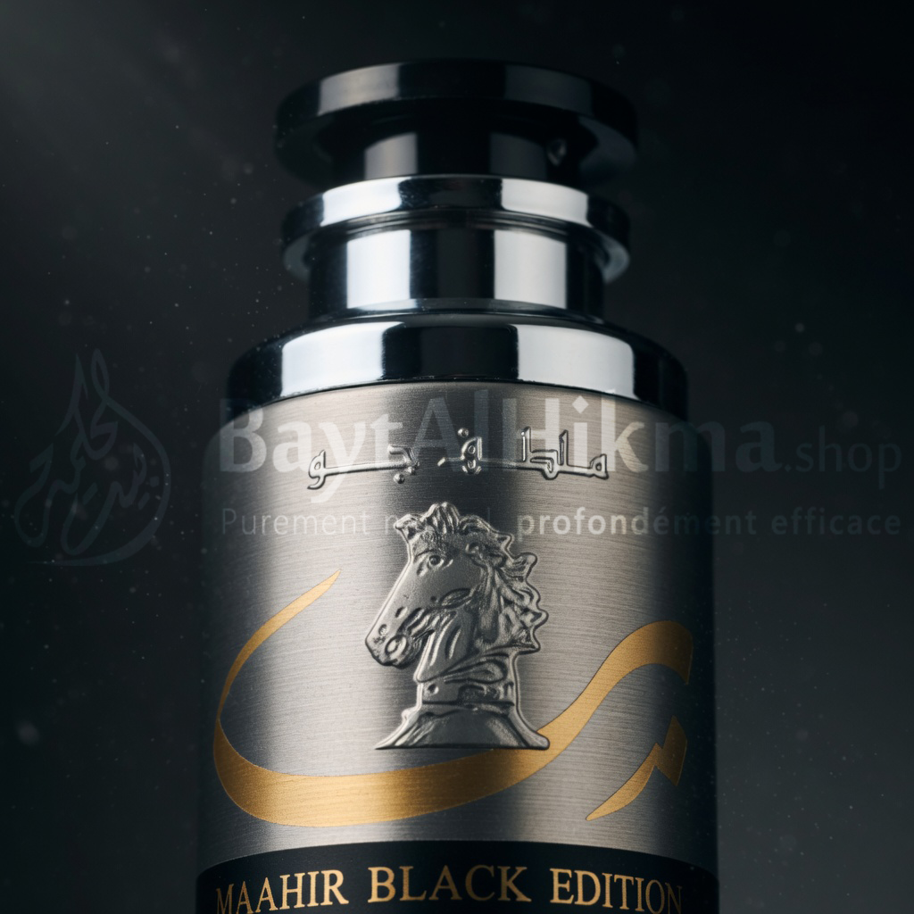 Désodorisant d’Intérieur Maahir Black Edition - Lattafa (300ml) - معطر جو ماهر بلاك إيديشن - من لطافة