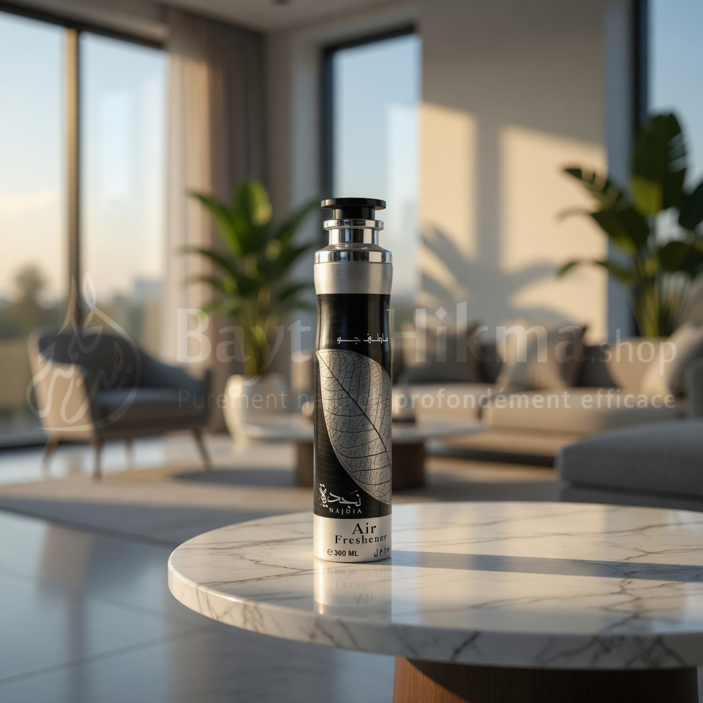 Désodorisant d'Intérieur Najdia par Lattafa – Fraîcheur Aquatique & Boisée (300ml) - معطر الجو نجدية من لطافة – انتعاش مائي وخشبي