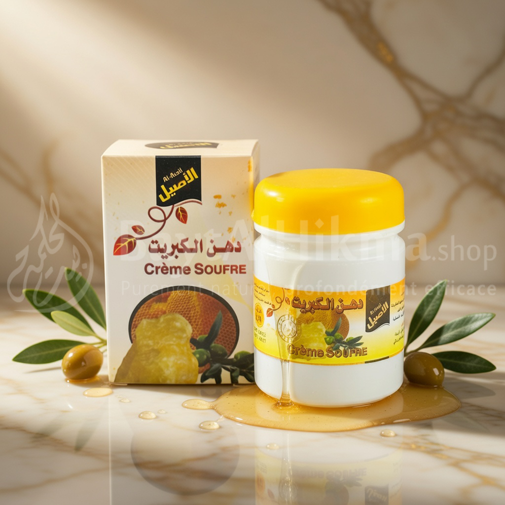Crème Soufre – Soin Purifiant & Anti-Imperfections - كريم الكبريت – للعناية وتنقية البشرة