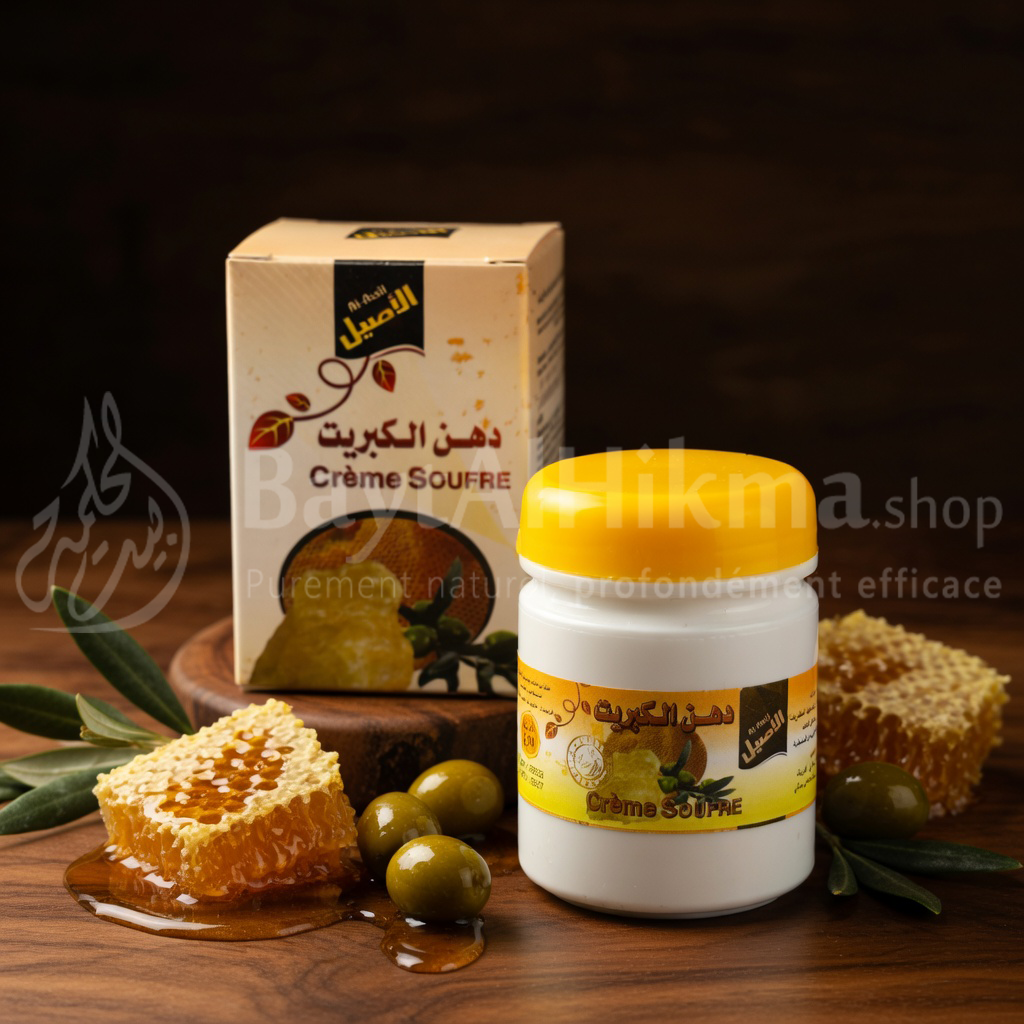 Crème Soufre – Soin Purifiant & Anti-Imperfections - كريم الكبريت – للعناية وتنقية البشرة