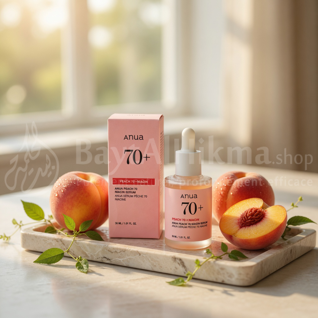 Anua Peach 70 Niacin Serum – Sérum Éclat à la Pêche pour un Effet "Glass Skin" (30ml) - أنوا سيروم الخوخ 70 نياسين - سيروم النضارة لبشرة زجاجية متوهجة