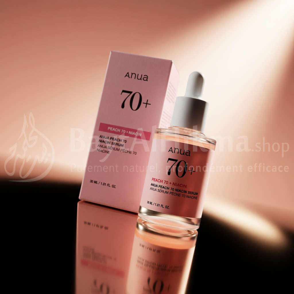 Anua Peach 70 Niacin Serum – Sérum Éclat à la Pêche pour un Effet "Glass Skin" (30ml) - أنوا سيروم الخوخ 70 نياسين - سيروم النضارة لبشرة زجاجية متوهجة