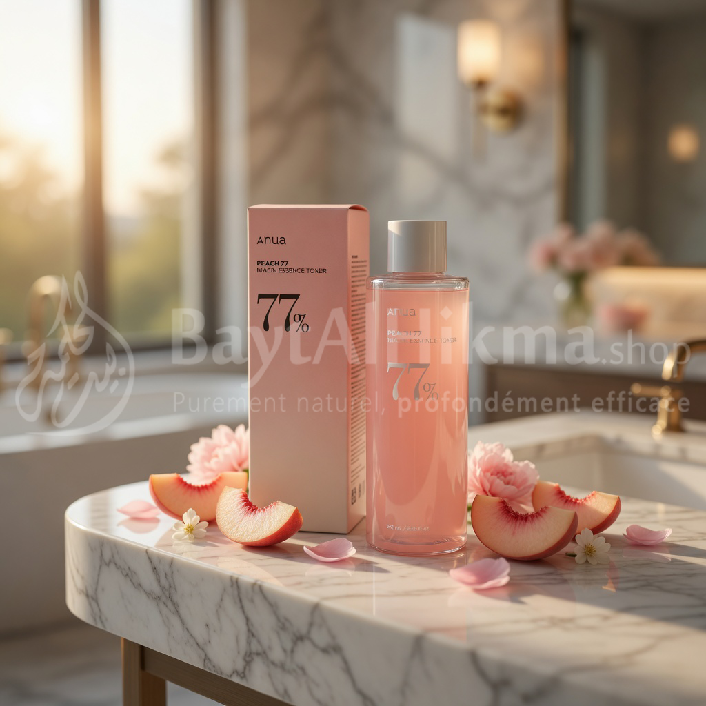 Anua Peach 77 Niacin Essence Toner - 250ml - أنوا - تونر إيسنس الخوخ 77% والنياسيناميد
