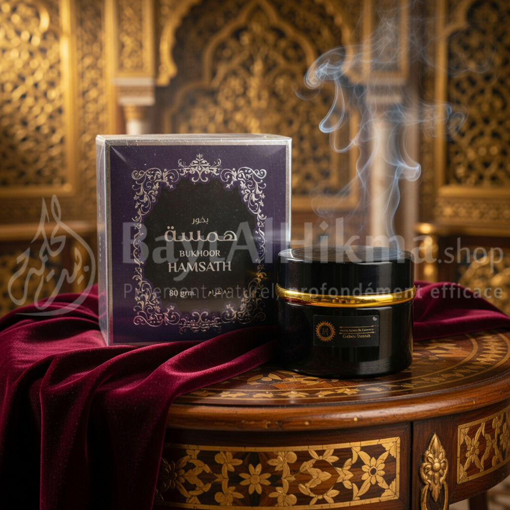 Bukhoor Hamsath - Encens Parfumé Traditionnel de Tunisie - 80g - بخور همسة - بخور معطر فاخر