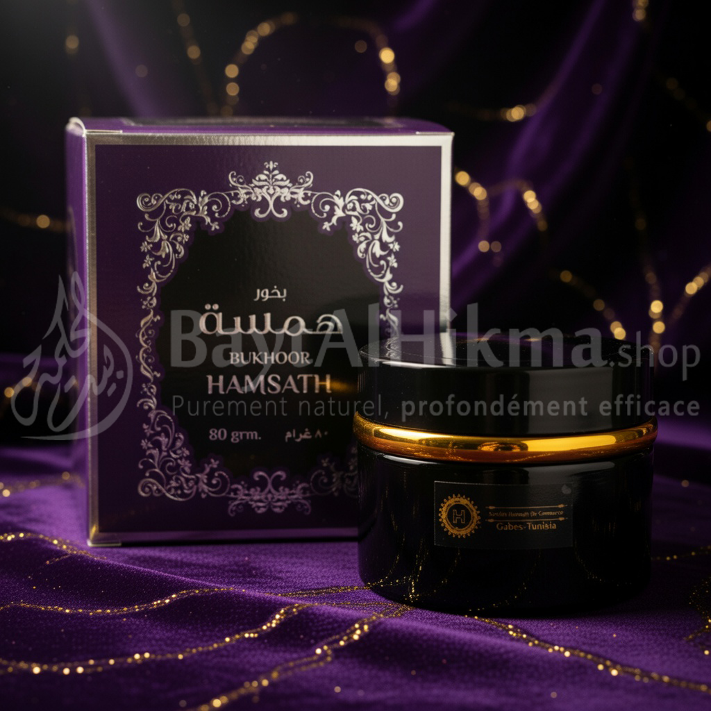 Bukhoor Hamsath - Encens Parfumé Traditionnel de Tunisie - 80g - بخور همسة - بخور معطر فاخر