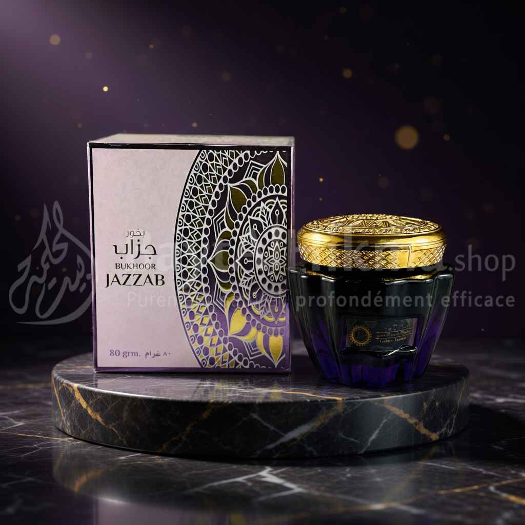 Bukhoor Jazzab 80g - Encens Oriental de Luxe & Parfum de Maison - بخور جذاب 80 غرام - بخور شرقي فاخر لتعطير المنزل