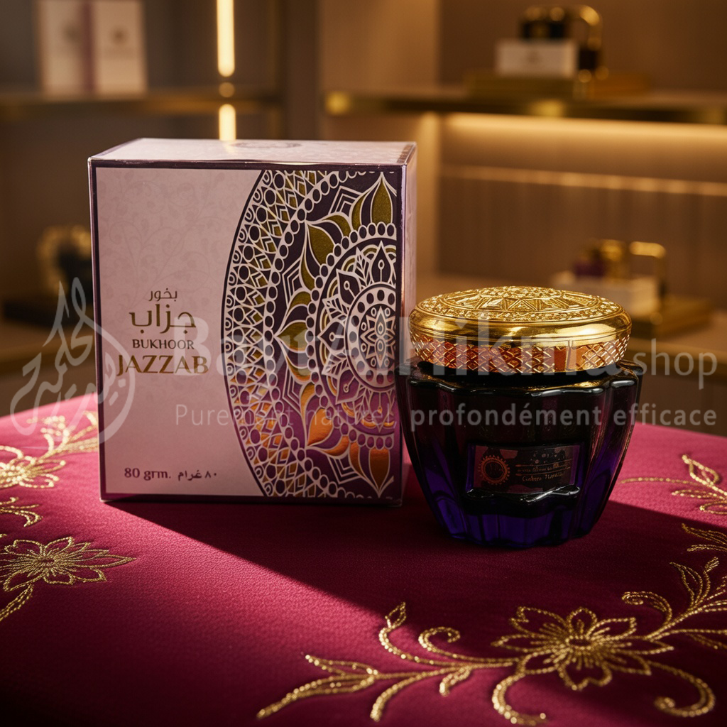 Bukhoor Jazzab 80g - Encens Oriental de Luxe & Parfum de Maison - بخور جذاب 80 غرام - بخور شرقي فاخر لتعطير المنزل