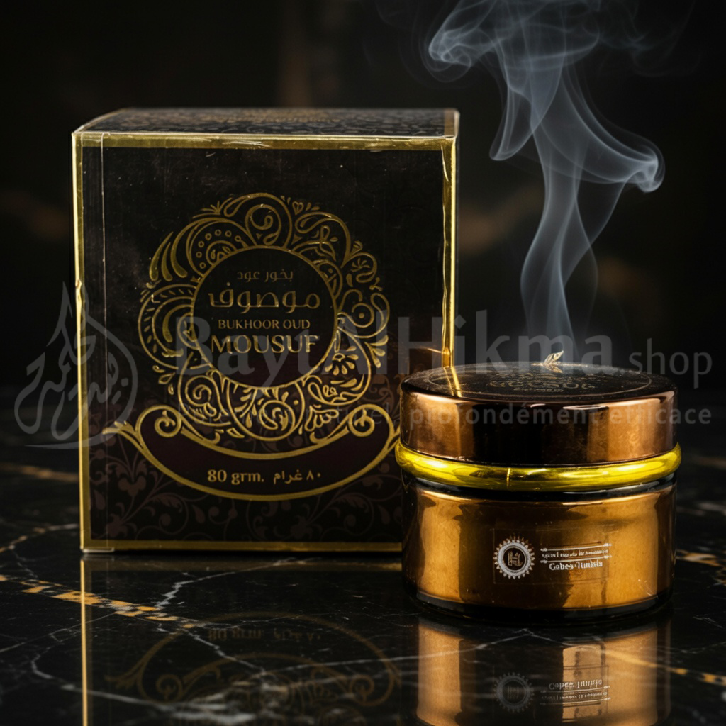 Bukhoor Oud Mousuf - Encens Oriental de Luxe - 80g - بخور عود موصوف - فخامة شرقية