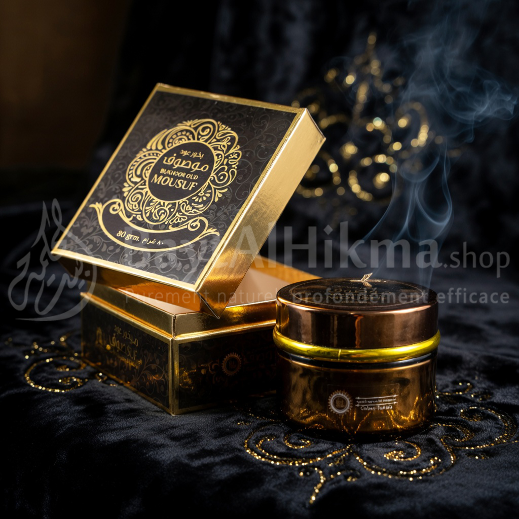 Bukhoor Oud Mousuf - Encens Oriental de Luxe - 80g - بخور عود موصوف - فخامة شرقية