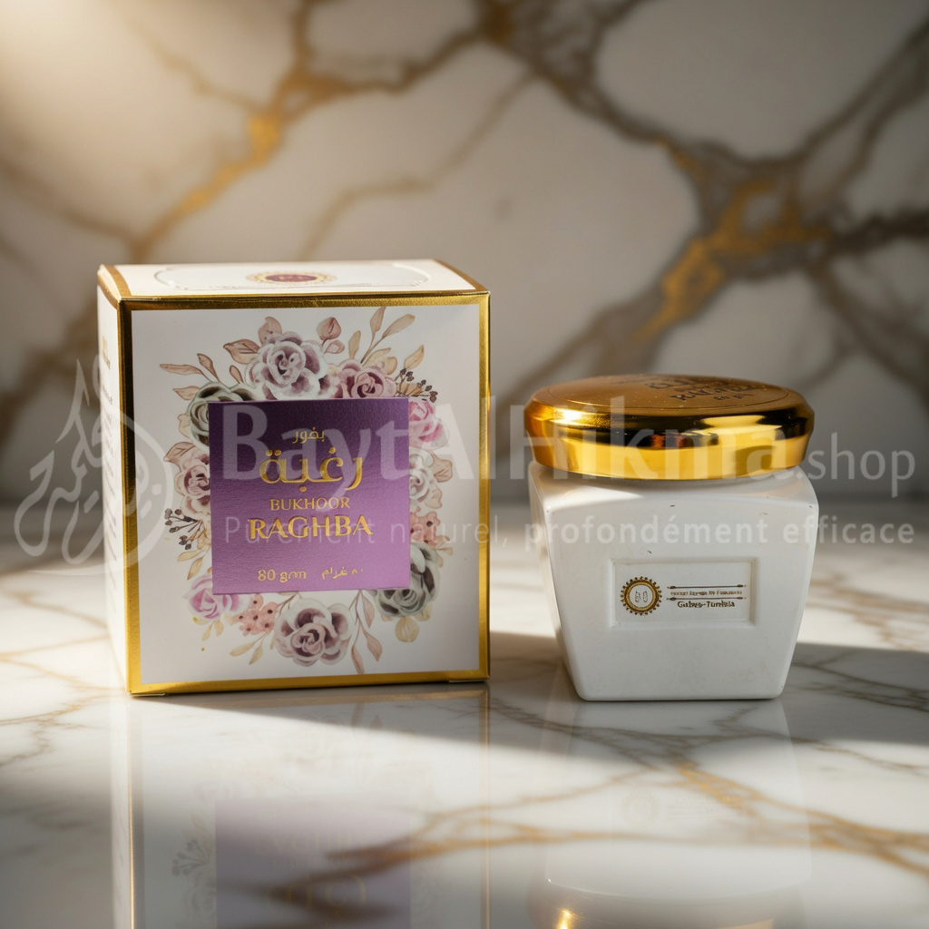 Bukhoor Raghba (80g) - Encens Oriental Premium par Haroun - بخور رغبة (80 جرام) - بخور شرقي فاخر من شركة هارون