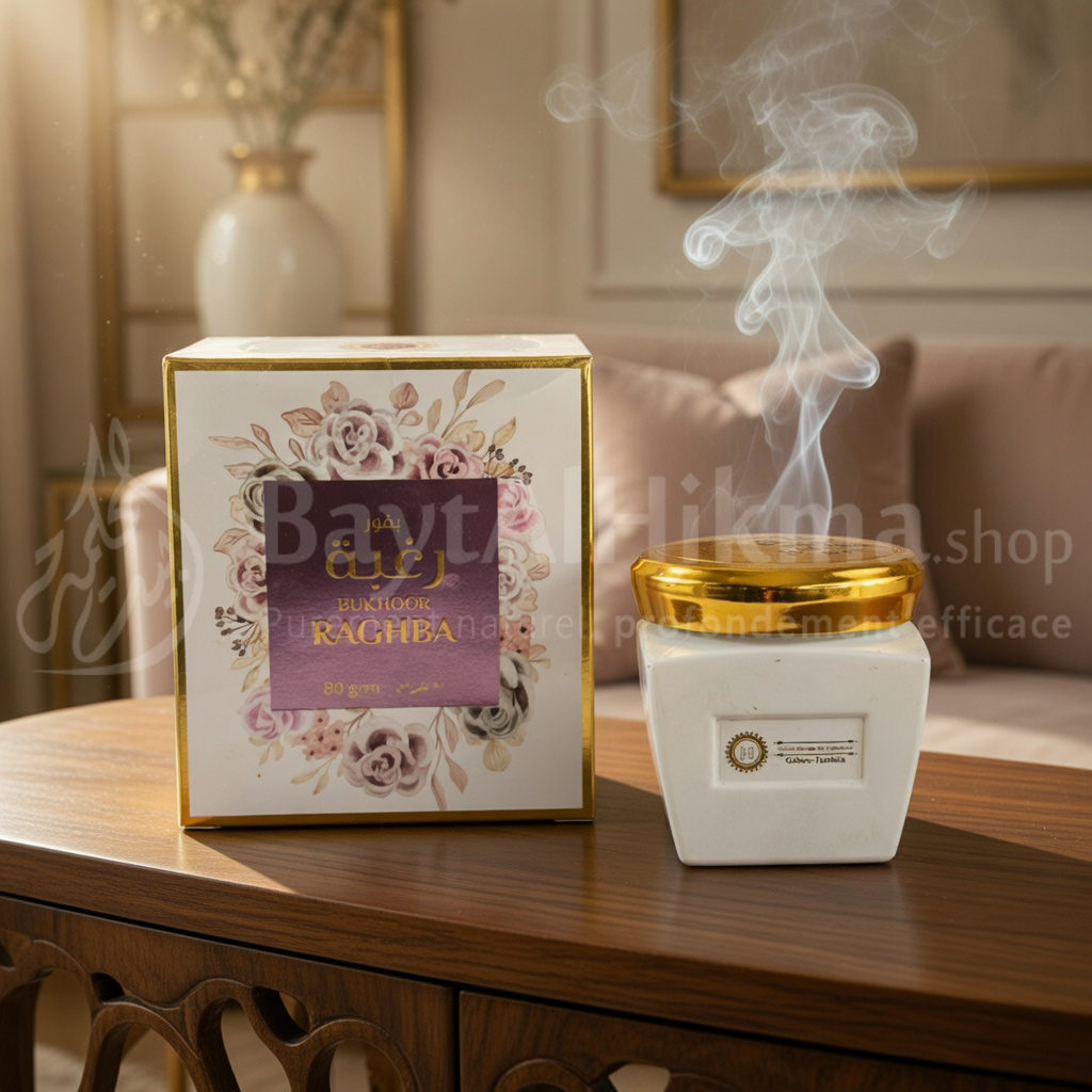 Bukhoor Raghba (80g) - Encens Oriental Premium par Haroun - بخور رغبة (80 جرام) - بخور شرقي فاخر من شركة هارون