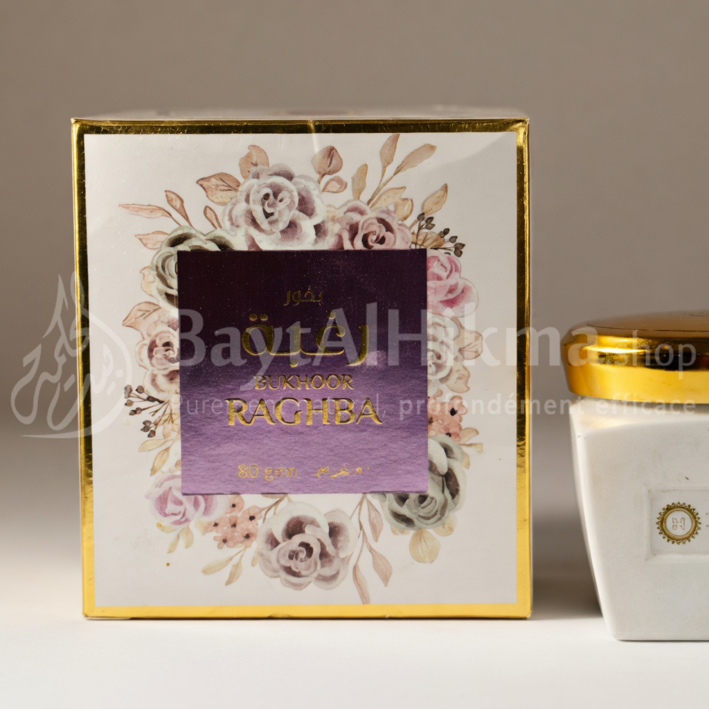 Bukhoor Raghba (80g) - Encens Oriental Premium par Haroun - بخور رغبة (80 جرام) - بخور شرقي فاخر من شركة هارون
