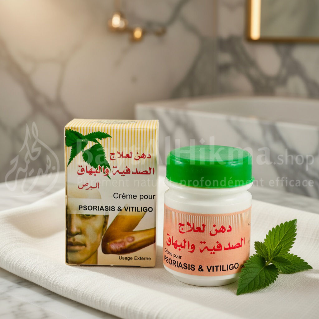 Crème de Soin Spécialisée - Psoriasis & Vitiligo - دهن لعلاج الصدفية والبهاق - تركيبة طبيعية فعالة