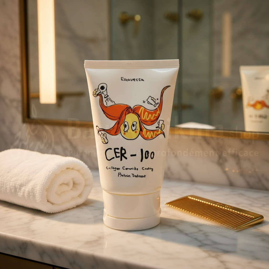 Masque Capillaire Réparateur CER-100 Collagen Ceramide - Elizavecca - ماسك إصلاح الشعر بالكولاجين والسيراميد والبروتين - إليزافيكا