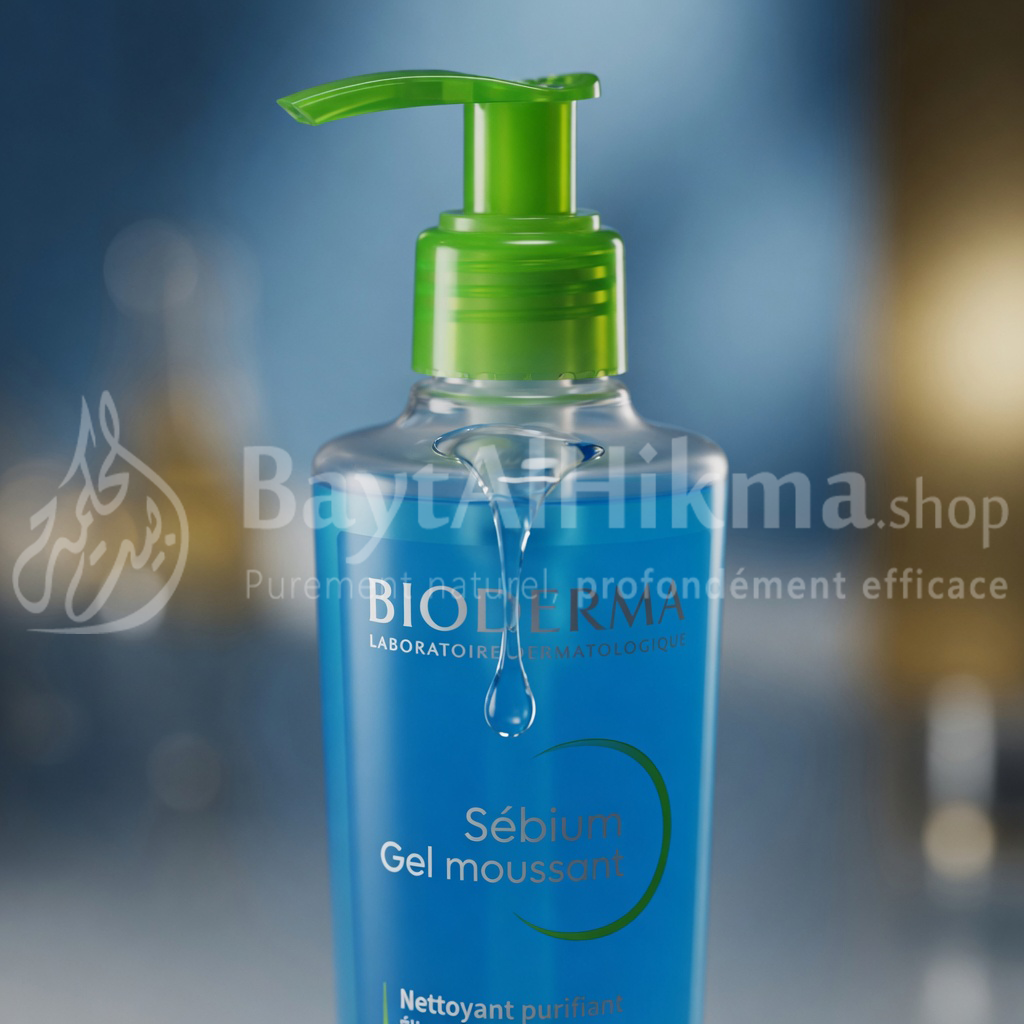 BIODERMA Sébium Gel Moussant – Nettoyant Purifiant Peaux Mixtes à Grasses (200ml) - بيوديرما سبيوم جل رغوي – منظف منقي للبشرة المختلطة إلى الدهنية