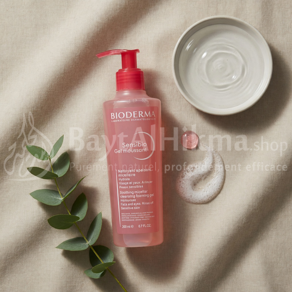 Bioderma Sensibio Gel Moussant – Nettoyant Apaisant Micellaire (200ml) - بيوديرما سنسيبيو جل منظف رغوي – منظف ميسيلار مهدئ
