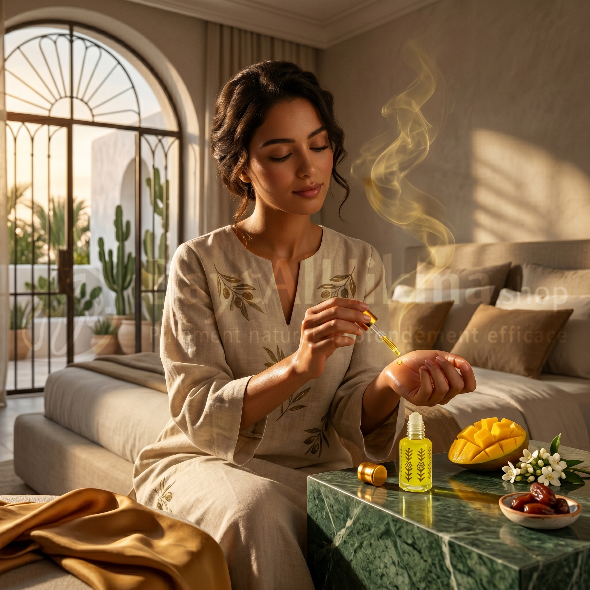 Musc Tahara "Mango" - Huile de Parfum Intime Sans Alcool (Senteur Mangue) - مسك الطهارة برائحة المانجو - عطر زيتي مركز خالي من الكحول