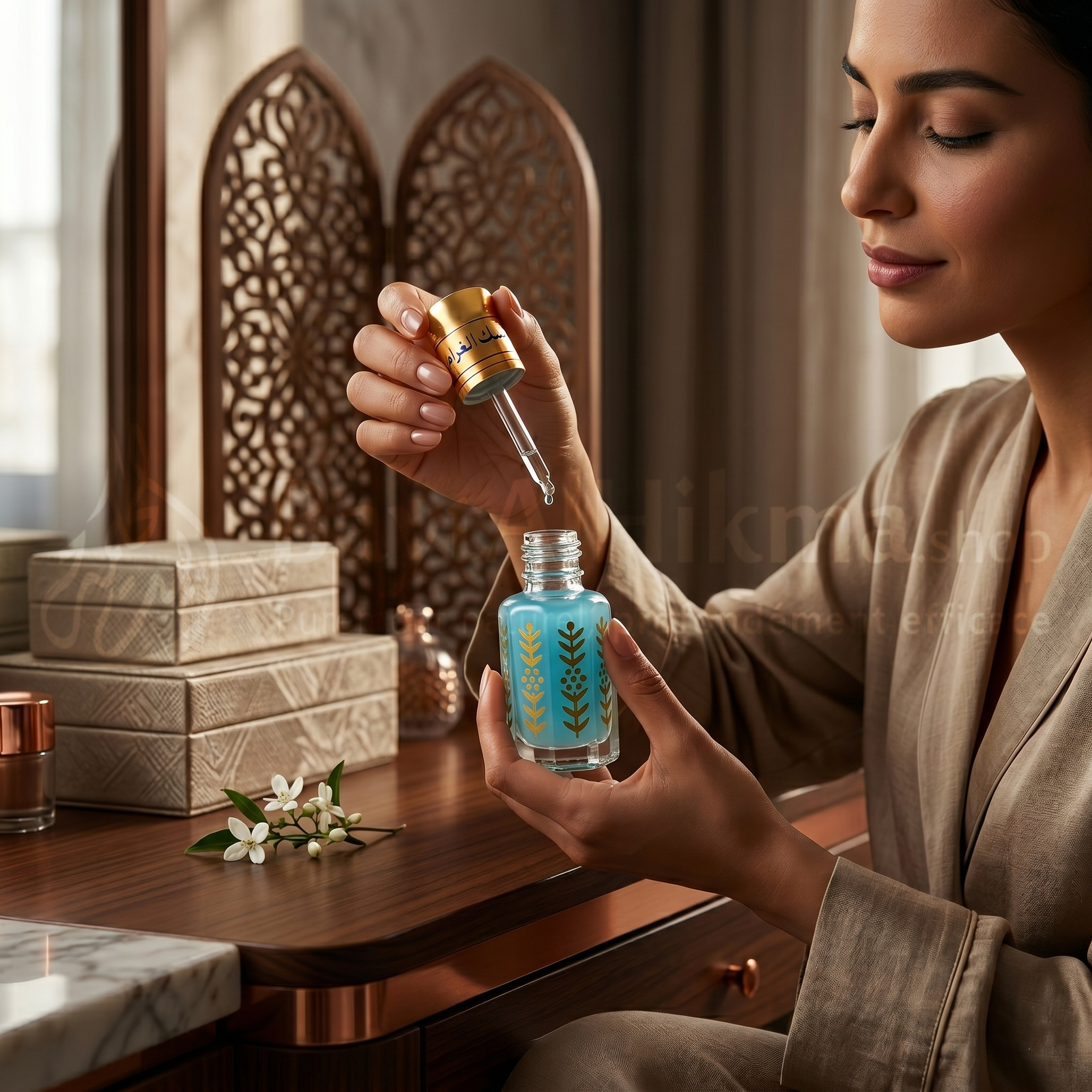 Musk Al Gharam (مسك الغرام) — Huile de Parfum Concentrée Précieuse - مسك الغرام — زيت عطري مركز فاخر