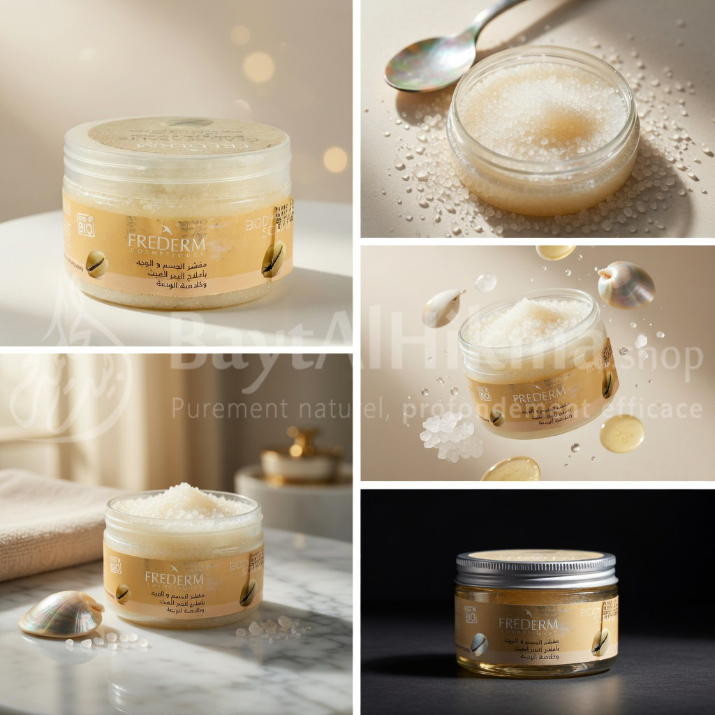 Gommage Corps & Visage aux Sels de la Mer Morte – FREEDERM - مقشر الجسم والوجه بأملاح البحر الميت