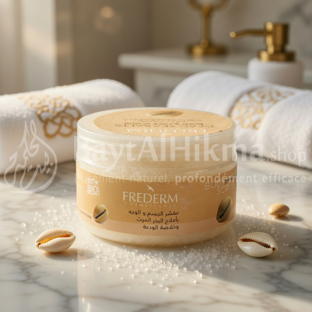 Gommage Corps & Visage aux Sels de la Mer Morte – FREEDERM - مقشر الجسم والوجه بأملاح البحر الميت
