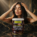 Huile d'Ail Noir pur et naturel pour cheveux (100% Bio) - ABUSAAD Cosmétiques (250g) - زيت ثوم الذكر الأسود الأصلي للشعر 100% طبيعي وعضوي - أبو سعد (250 غرام)